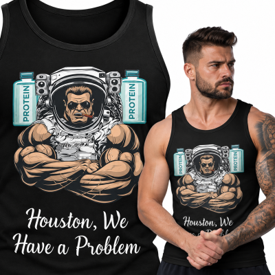 TANK TOP NA SIŁOWNIĘ GYM HOUSTON